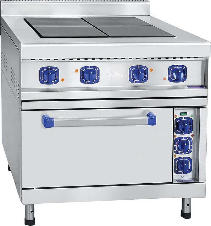 Плита эл. ЭПК-48ЖШ-К-2/1 (вся нерж.) евродуховка пар