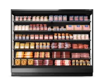 Витрина холодильная Vega SG/DG 090 H210 375 +1...+7 (с боковинами)