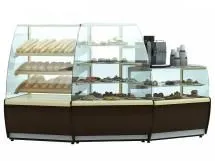 Витрина хлебная Полюс K70 N 1,3-2 (Хлебная 1,3 Carboma)