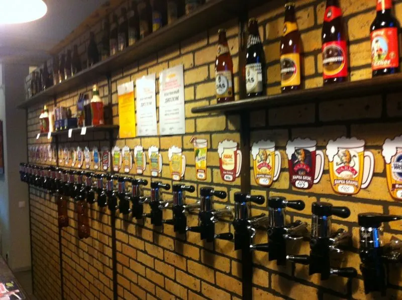 Магазин разливного пива в ПЭТ тару на 20 сортов пива