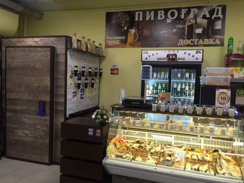 Магазин разливного пива в ПЭТ тару на 8 сортов пива