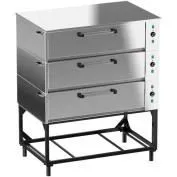 ШКАФ ЖАРОЧНО-ПЕКАРСКИЙ, СЕКЦИОННЫЙ, ЭЛЕКТРИЧЕСКИЙ ЭШП-3сц(у) (облиц. оцинк. мет.)