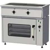 Плита электрическая ПЭ-0,24Мт-011 (жарочный шкаф, ТЭН, черн. мет. камера, стекло)