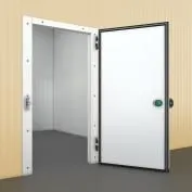 ПрофХолод описание распашной одностворчатой полупотайной двери +
