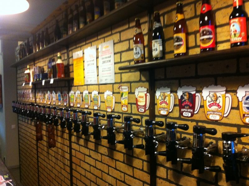 Магазин разливного пива в ПЭТ тару на 20 сортов пива