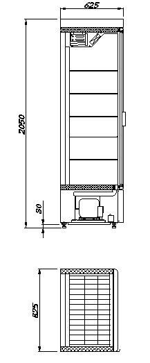 Шкаф для напитков Carboma R560Св Шкаф для напитков Carboma R560Св