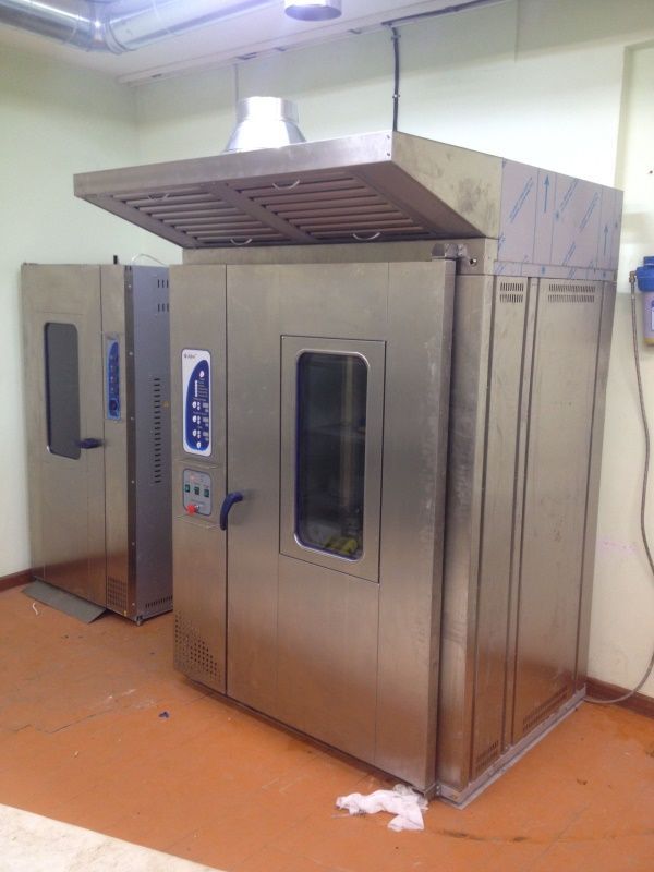 Установка пекарского оборудования Чувашторгтехника на производстве в г.Химки