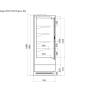 Витрина холдильная Vega SG 070 H195 Plug-in 60 Превью фото.