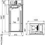 Шкаф холодильный CS107 Salami со стеклом Превью фото.
