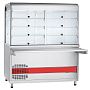 Прилавок-витрина холодильный ПВВ(Н)-70КМ-С-01-НШ плоский стол (1500 мм) столешница нерж. Превью фото.