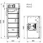 Холодильный шкаф V1,4-G нерж. Превью фото.