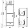 Шкаф холодильный CC214-S Превью фото.