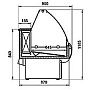 Витрина холодильная ВХН-1,2 Таир Превью фото.