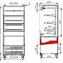 Витрина пристенная  холодильная FC16-06 VM 0,6-2 0430 Превью фото.