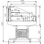 Витрина холодильная PF11-13 VM 1,25-2 (модуль правый) (9006) Превью фото.