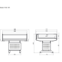 Витрина холодильная Stella H100 Превью фото.