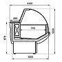 Витрина холодильная ВХН-2,1 Илеть Превью фото.