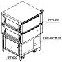 РТПК-650 Шкаф для расстойки теста (на шкаф предусмотрена установка печи ПКУ) Превью фото.