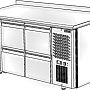 Холодильный стол Polair TM3GN-022-G Превью фото.