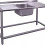Стол для мойки овощей  СМО-6-4 РН (1400х600х860мм)  вся нерж . Превью фото.