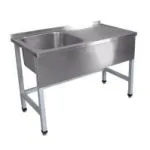 Стол для мойки овощей  СМО-6-3 РН (1200х600х860мм)  вся нерж .